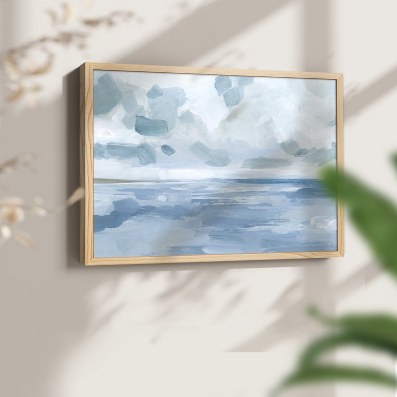 «Calm Seascape I», reproduction encadrée, Naturel, H 22 po x l 28 po