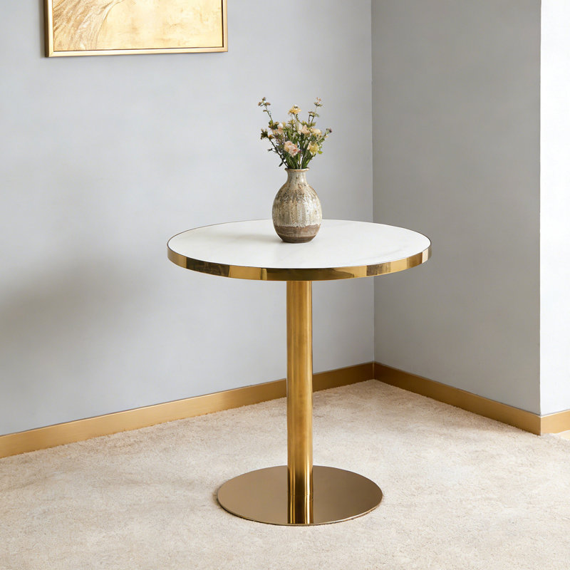 Table basse Mid-Century moderne, table de salle à manger multifonctionnelle pour 4 à 6 personnes et grande table basse, plateau en panneau de fibres à densité moyenne blanc pour le salon, la cuisine et le bureau