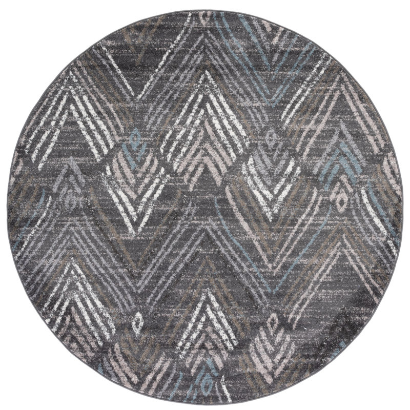 Adeyemi Performance Southwestern Rug, Round 6'7"