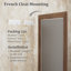 Miroir mural en verre trempé et alliage d'aluminium Amara-1238366704-1248385781