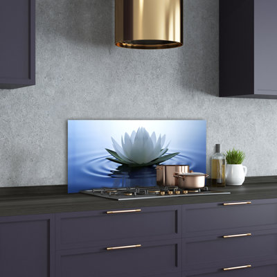 50cm W x 100cm L Glass Peel and Stick Panel