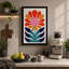 Geometric Bloom Botanical - Wrapped Canvas-345078962-345078965