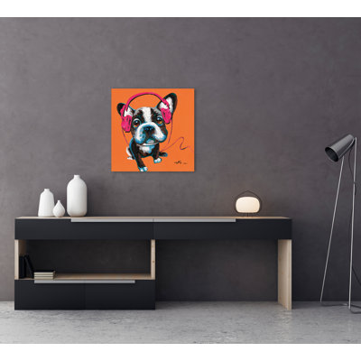 Hot Dog - Wrapped Canvas Painting
