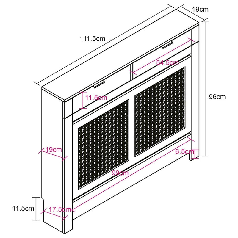 Medium Radiator Cover