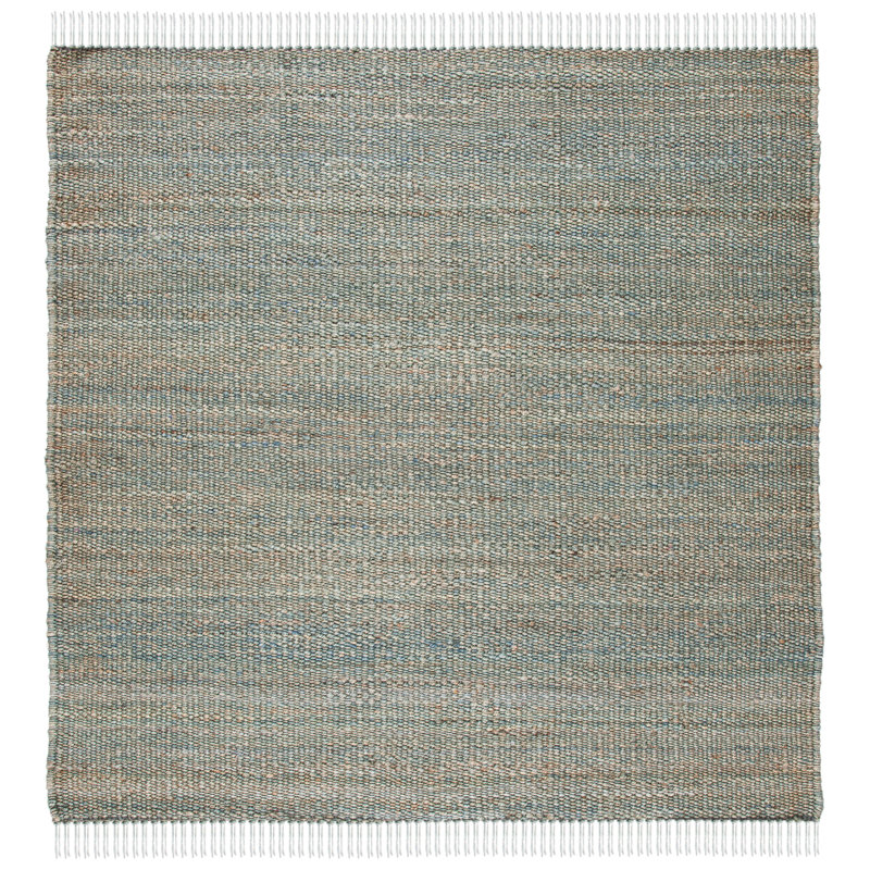 Fitzwater Handwoven Jute Rug, Carré 8 pi