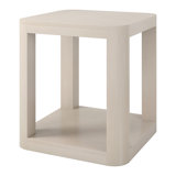 Sophiaisabelle 20" Wide Square Side Table in Alder