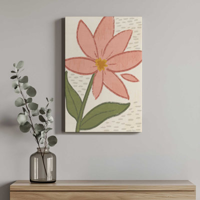 Bold Petals II By Veronique Charron Canvas Art Print
