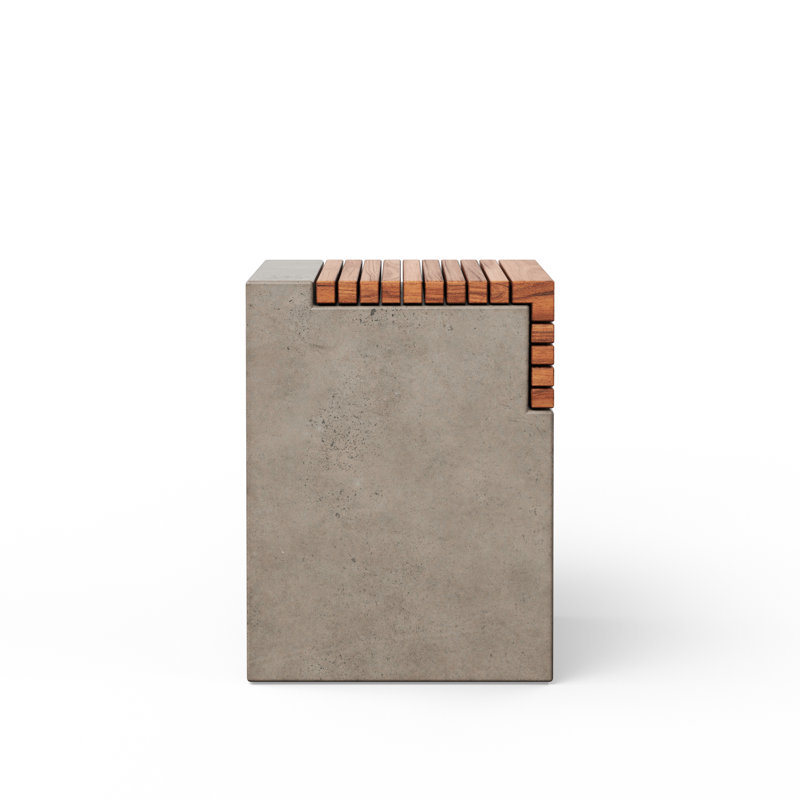Mixx Accent Stool, Concrete