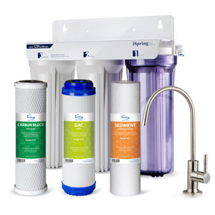 Ispring 3-Stage Under Sink Tankless Drinking Water Filtration System