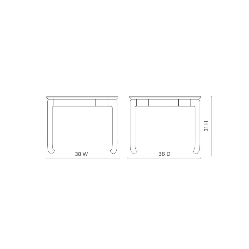 Bethany Villa & House Clear Card Table, Natural Twill