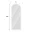 Miroir pleine longueur 65 po x 21 po à DEL arqué, à intensité variable, haute définition et antidéflagrant