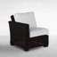 Canapé modulaire rustique tissé à gauche - Noyer noir-750632907-750637178-727089103