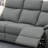 Burlap Fabric Recliner Motion Sofa For Living Room, Comfortable And Stylish Manual Motion Couch With Padded Headrest And Armrest