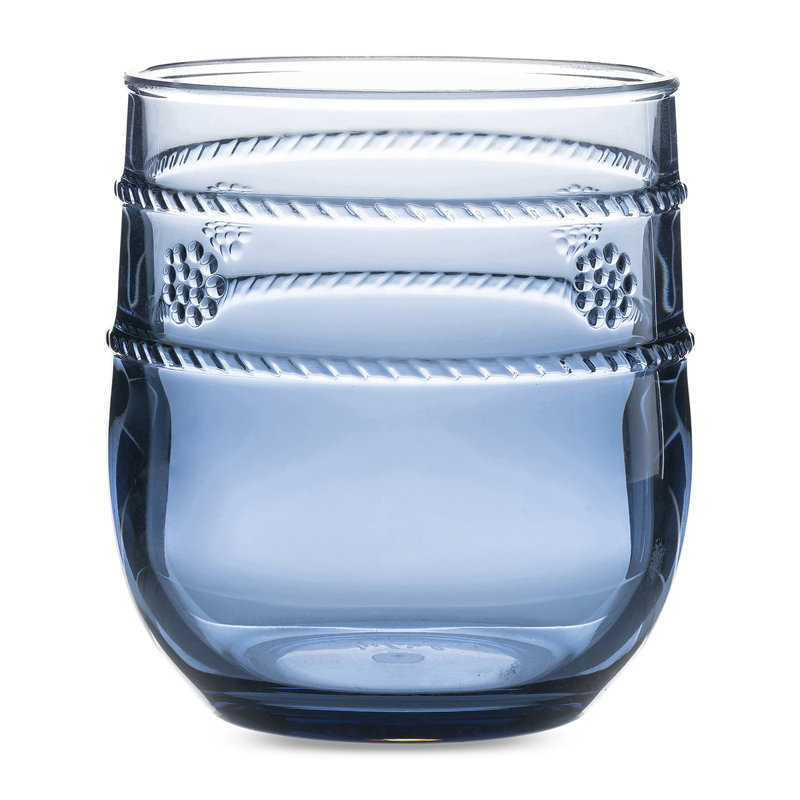 Isabella Blue Acrylic Embossed 12 oz Tumbler