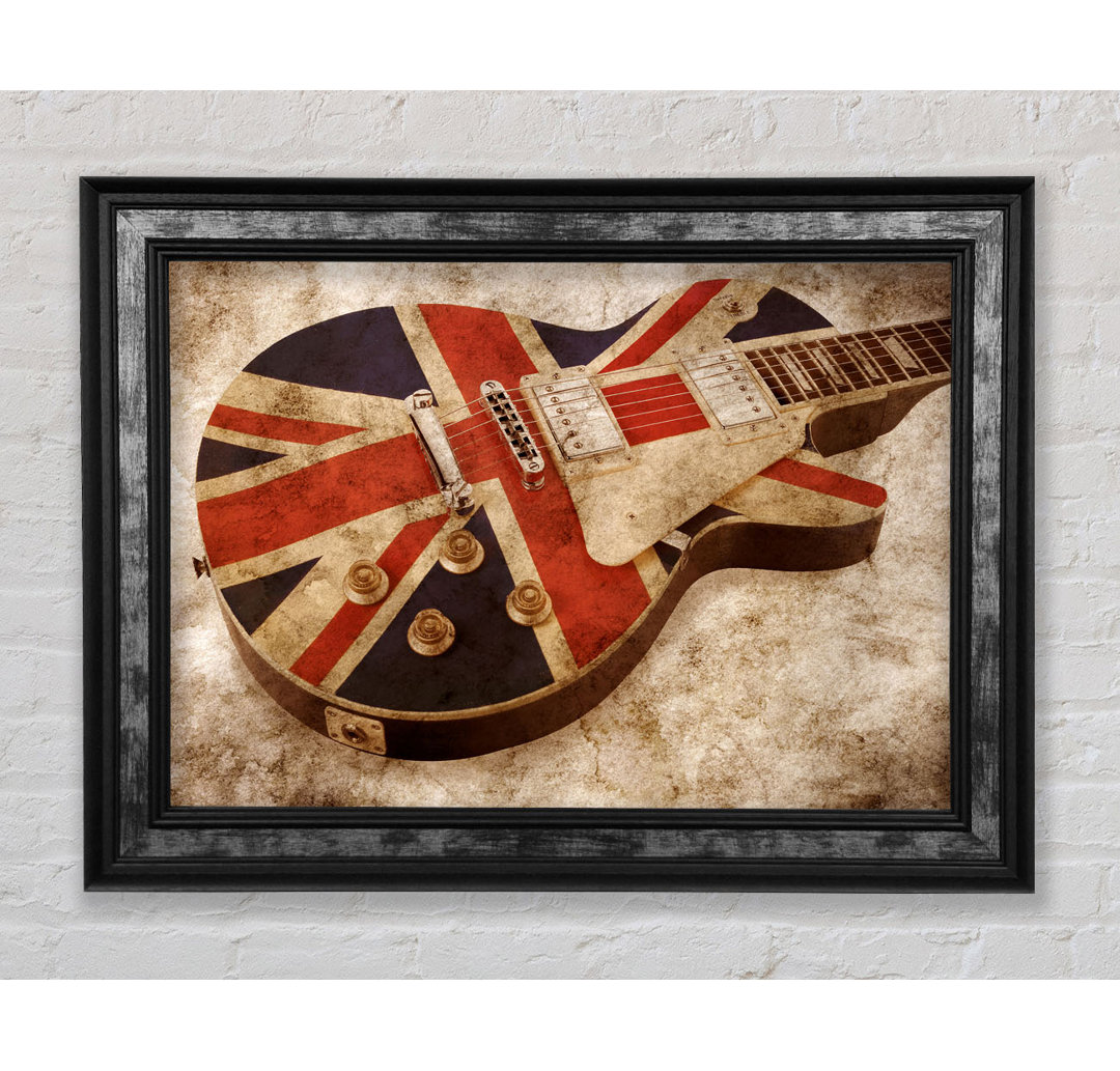 Britische Retro-Gitarre 2 - Druck