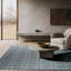 Tapis gris en laine tissé à plat à la main Anbritt-1009725582