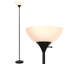 Illuminez votre espace avec cette lampe sur pied moderne en platine argent écoénergétique et à intensité variable-1057658974