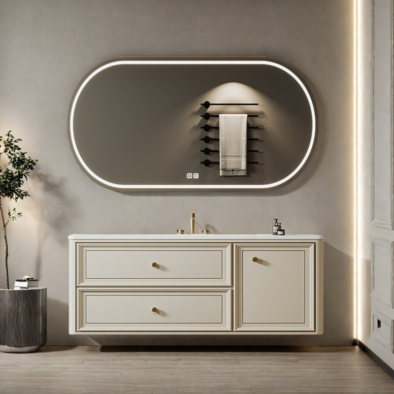 French style elegant bathroom cabinet