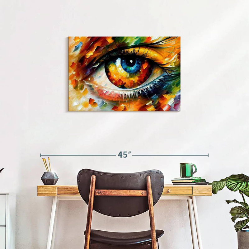 Leisha Eye I, 20" H x 30" W