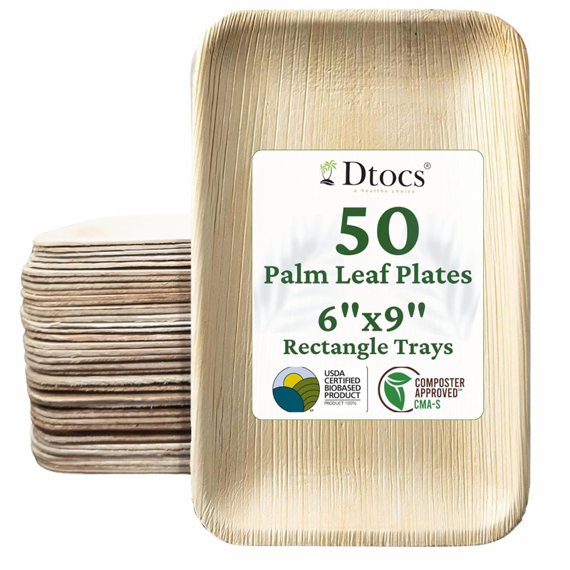 Assiette plate Palm Leaf