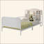 Structure de lit plateforme en métal avec lumière, lit en métal pour enfants avec tête de lit tapissier et rangement-767949091-767949090