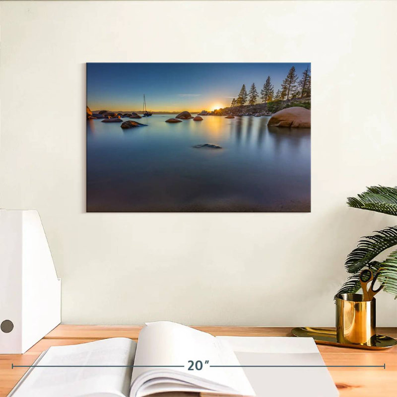 Alvord Lake Tahoe Sundown, H 8 po x l 12 po