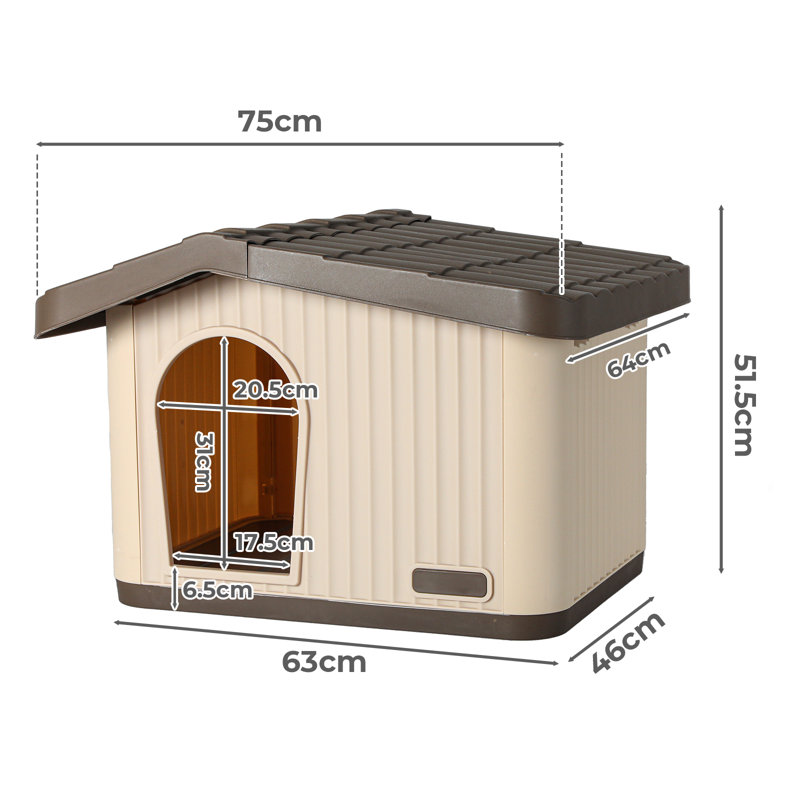 Portable Dog House, 51cm H x 63cm W x 46cm D