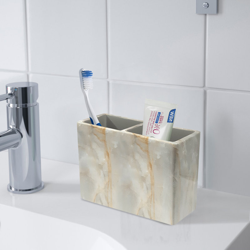 Porte-brosse à dents en résine 