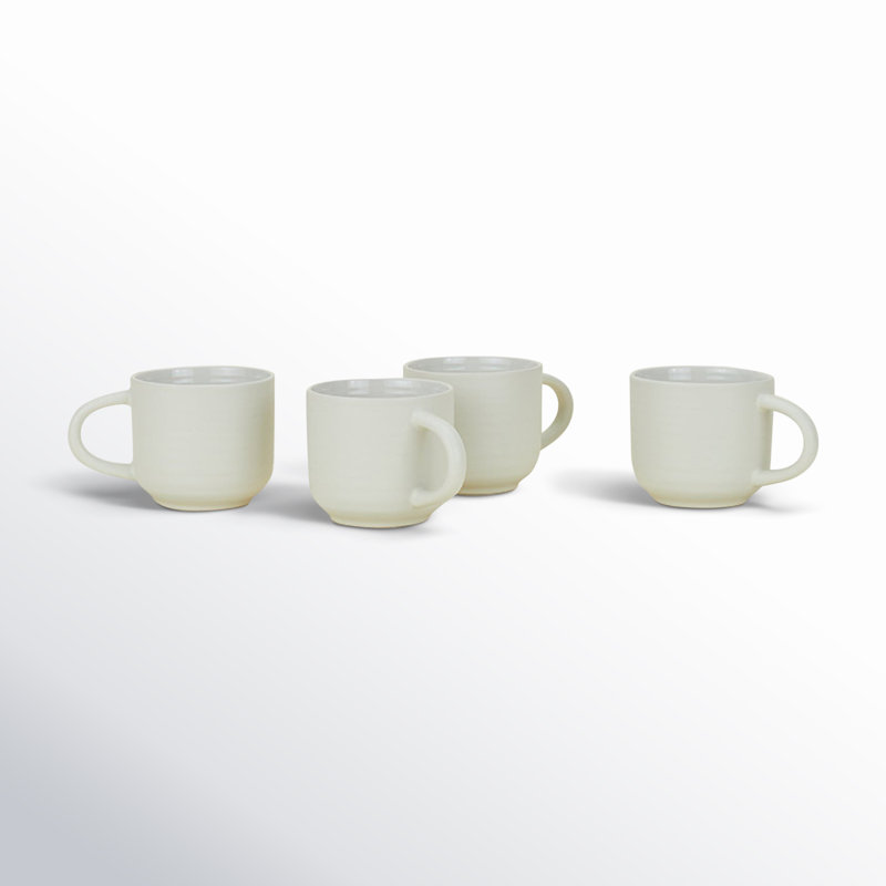 Hirma Stoneware Coffee Mug, Bone