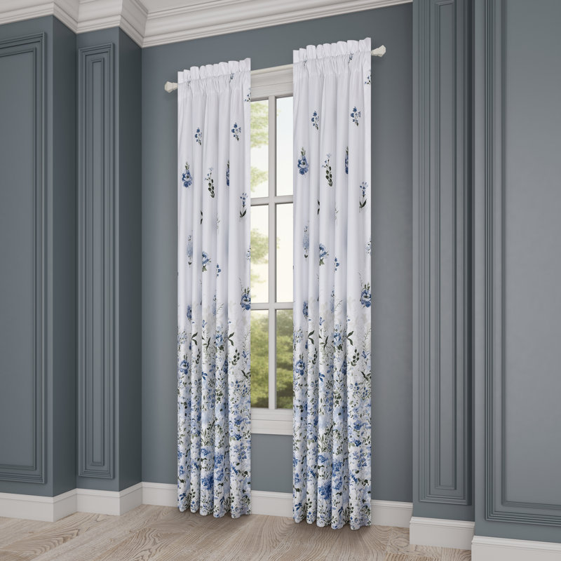 Kourtney 84" Window Panel Pair Blue