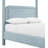 Salina Linen Textured Fabric Upholstered Bed-1559567299-1559567301