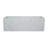 Decorative Tray With Raised Edges, 15 Inch Rectangular White Marble