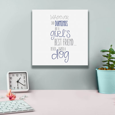'Best Friend 2' by Erin Clark Canvas Wall Art
