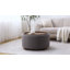 Caysey 30.1" W Upholstered Round Storage Ottoman with Wooden Tray-1674621131