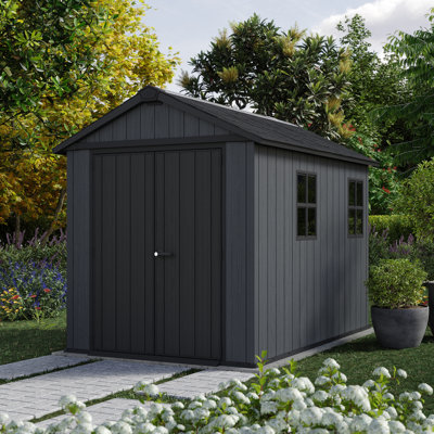 Keter Newton 7 ft. W x 9 ft. D Apex Outdoor Garden Shed