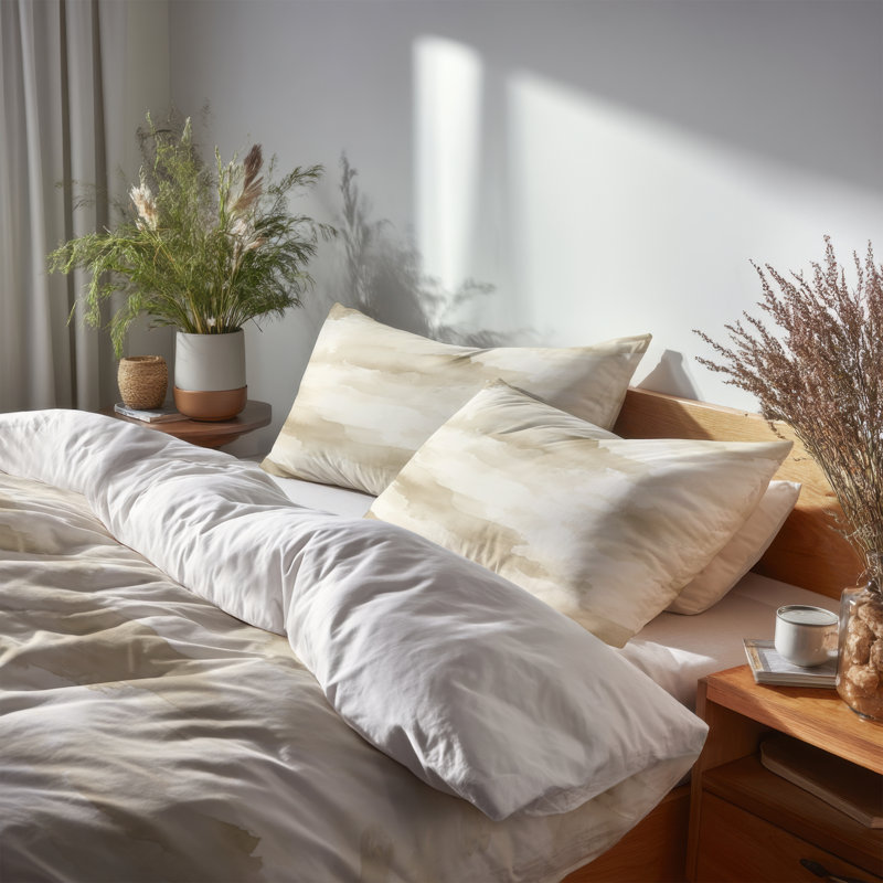 Ensemble de housse de couette Modern Modern, Housse de couette simple + 2 taies décoratives st