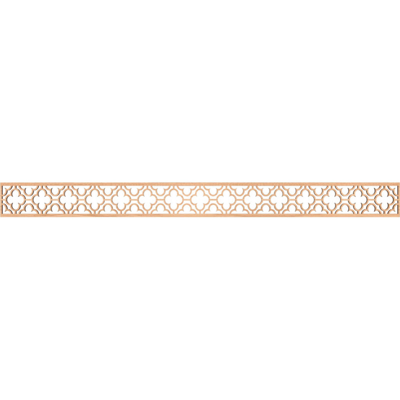 Moulure de Chicago, Noyer blanc, H 4 po x l 46,375 po x P 0,25 po