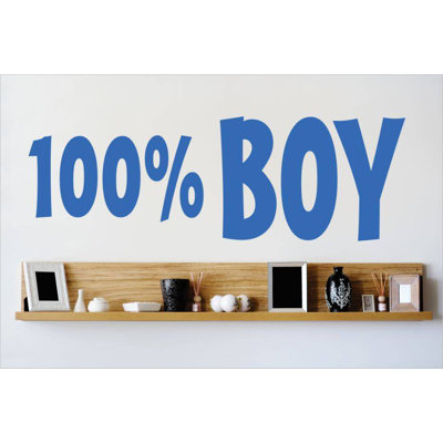 Décalcomanie murale 100% garçon