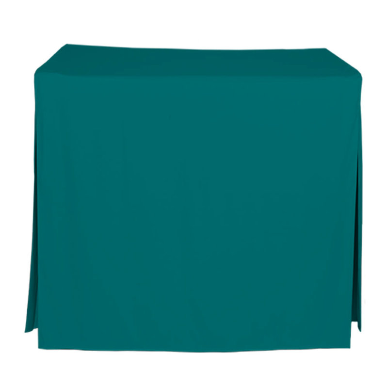 Tablevogue 34-Inch Square Table Cover, Peacock