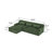 Modern Minimalist L-Shaped Chenille Upholstered Sectional Sofa with Storage Pockets and Three Pillows-1336592642-1336592640