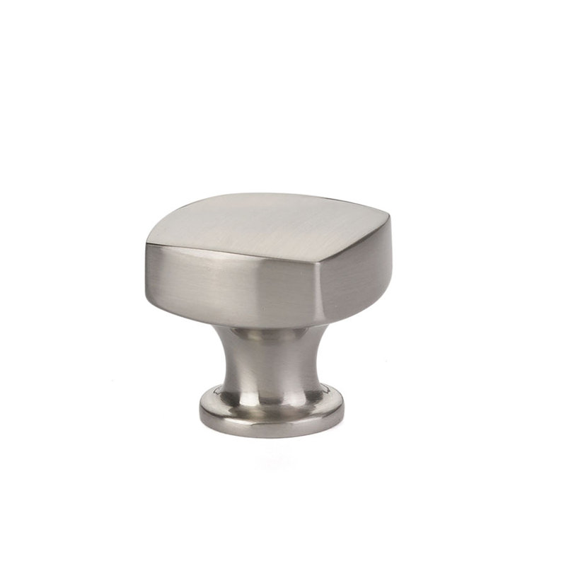 Urban Modern Square Knob, Satin Nickel