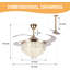 Demona 42'' Ceiling Fan with LED Lights