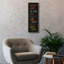  «Fair Trade Panel 1» par Cheryl Warrick, art mural sur toile, 12 po x 36 po