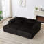 Méridienne surdimensionnée de 102 po, sans assemblage requis, causeuse en peluche nuage avec deux repose-pieds amovibles, fauteuil-lit moderne moelleux pour le salon intérieur-1222322201-1239522437