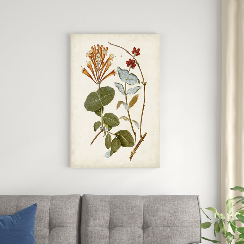 Arbres à fleurs rétro IV, H 36 po x l 24 po