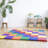 ECR4Kids SoftZone Patchwork Activity Folding Play Mat, 58in Square, Baby Essentials-99462831