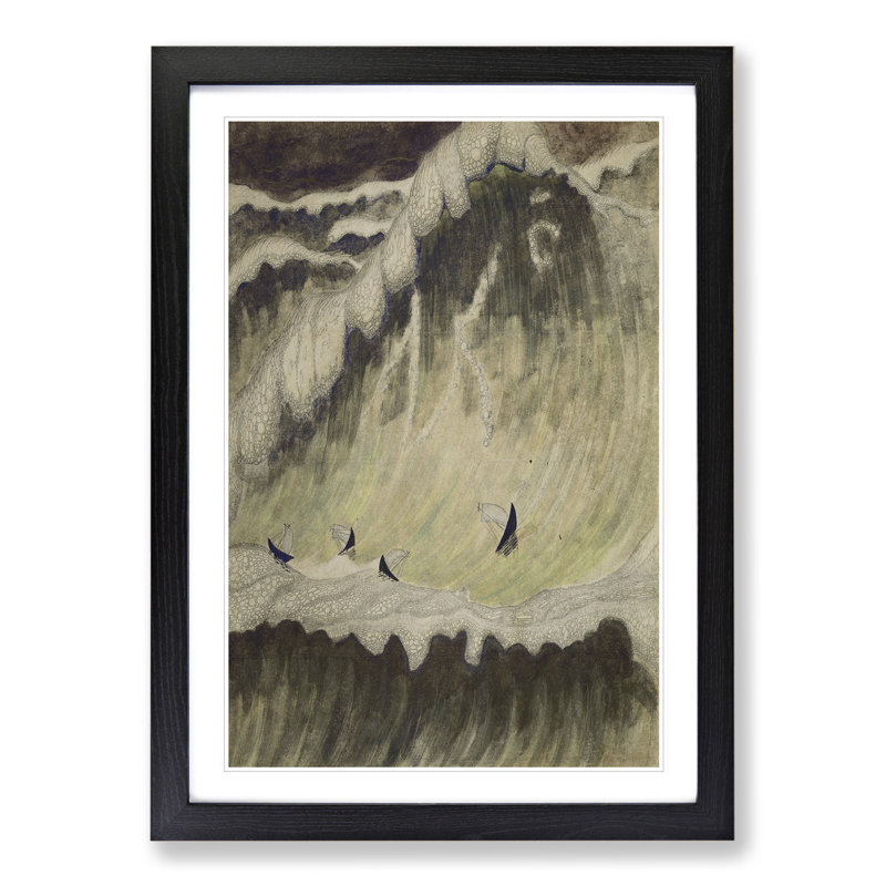 Finale Vol.1 by Mikalojus Konstantinas - Picture Frame Painting, 36cm H x 27cm W x 2cm D, Black Framed