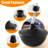 6-pack Metal Tabletop Torches 22oz Refillable Citronella Flame Lanterns