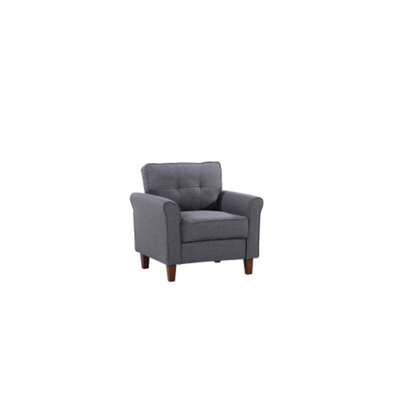 Mid-Century Accent Chair, Arm Chair for Living Room, Apartment, Guest Room & Home Office