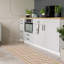 Tapis beige / blanc à carreaux-53649916